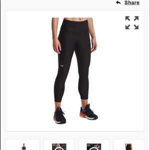 Under Armour Womens HeatGear High Rise 7/8 Legging
